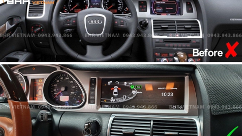 Màn hình DVD Android xe Audi Q7 2005 - 2015 | Màn hình Zin 100% cho xe sang